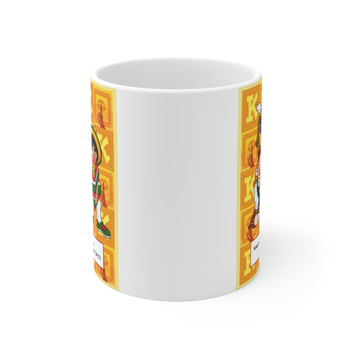 The Bible as Simple as ABC K Ceramic Mug 11oz