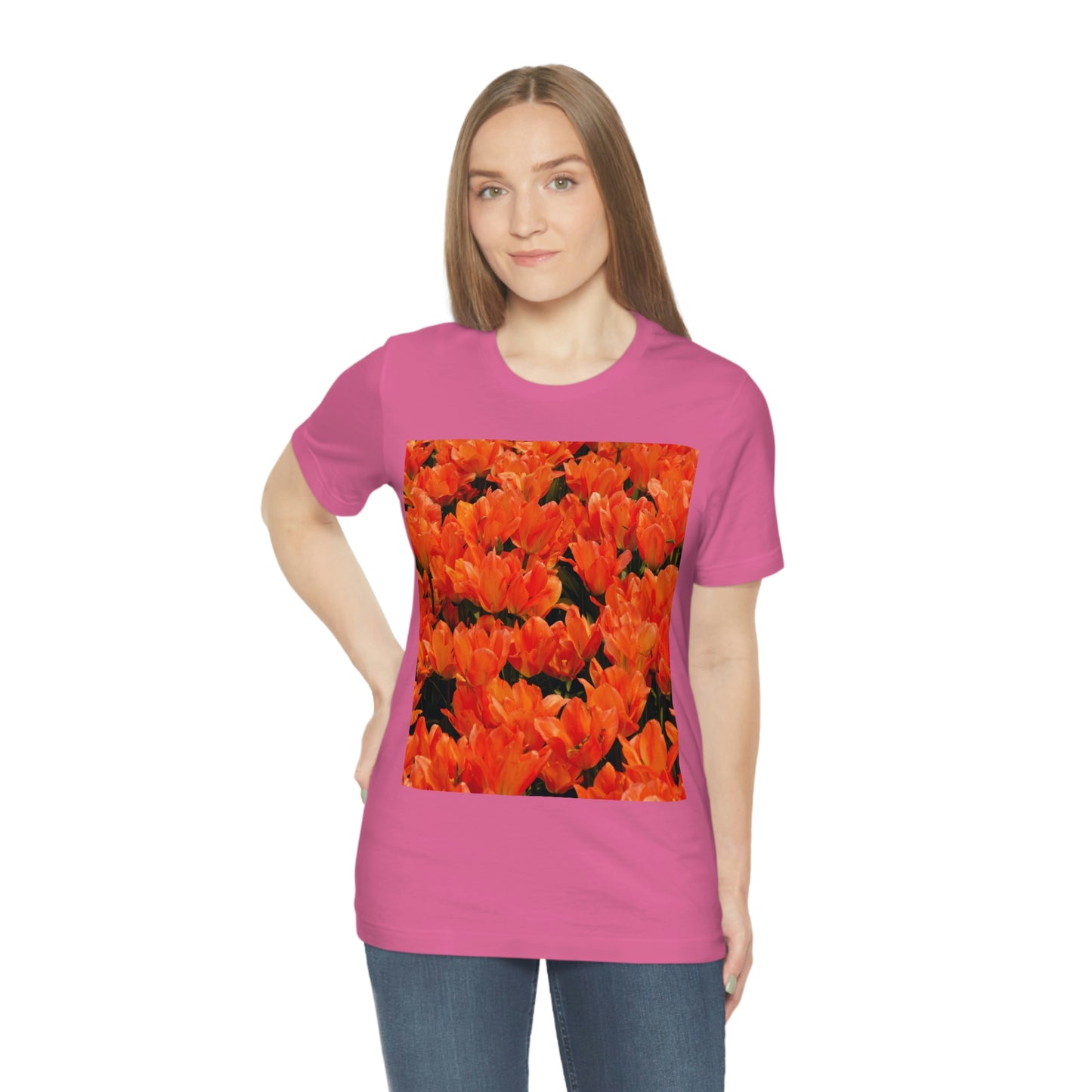 Flowers 03 Unisex Jersey Short Sleeve Tee