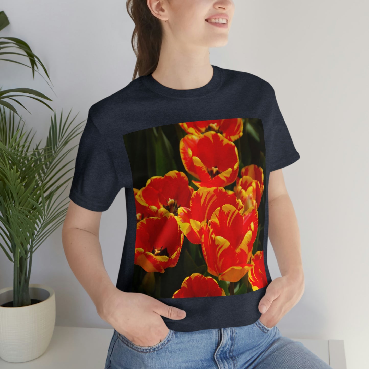 Flowers 19 Unisex Jersey Short Sleeve Tee