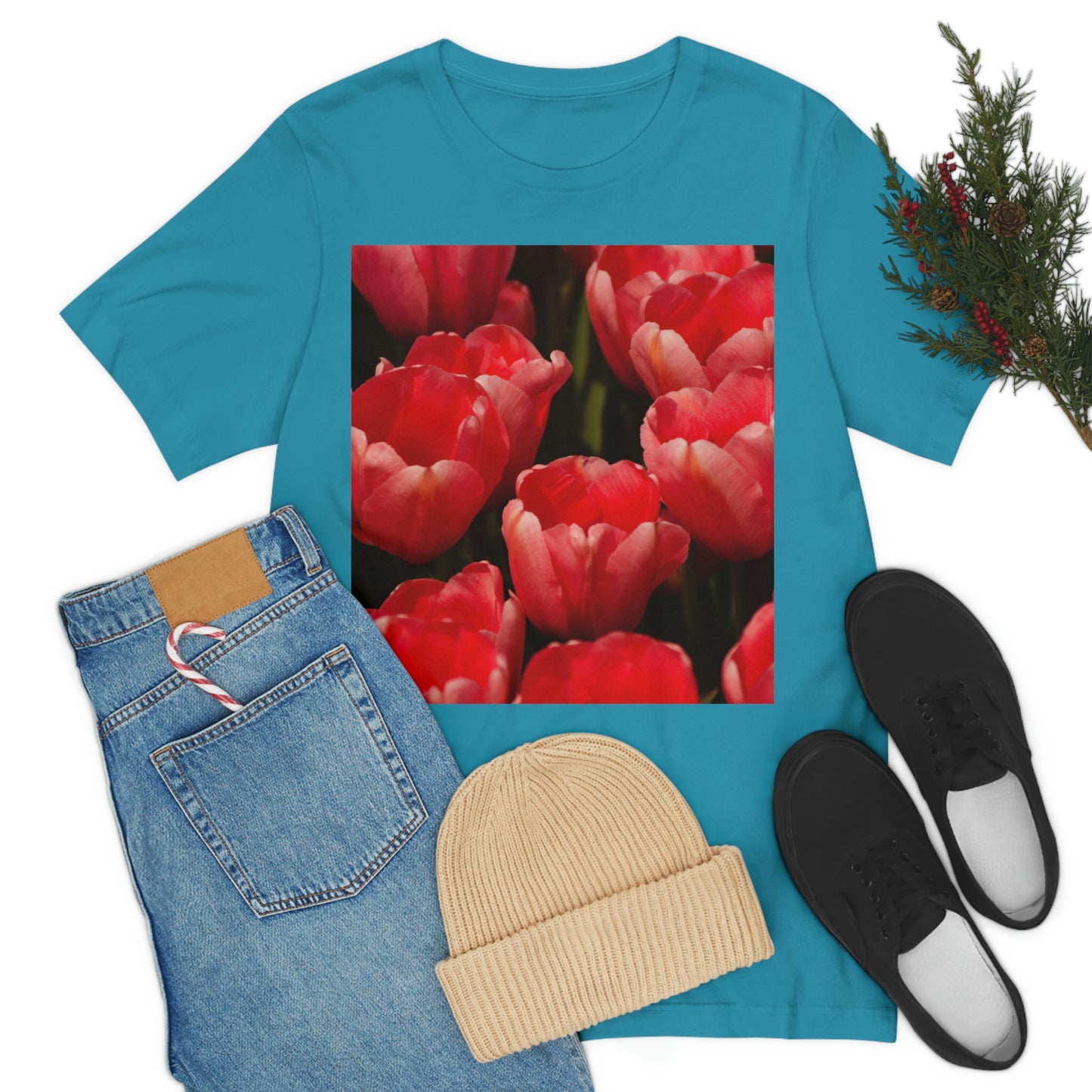 Flowers 09 Unisex Jersey Short Sleeve Tee