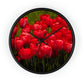 Flowers 21 Wall Clock