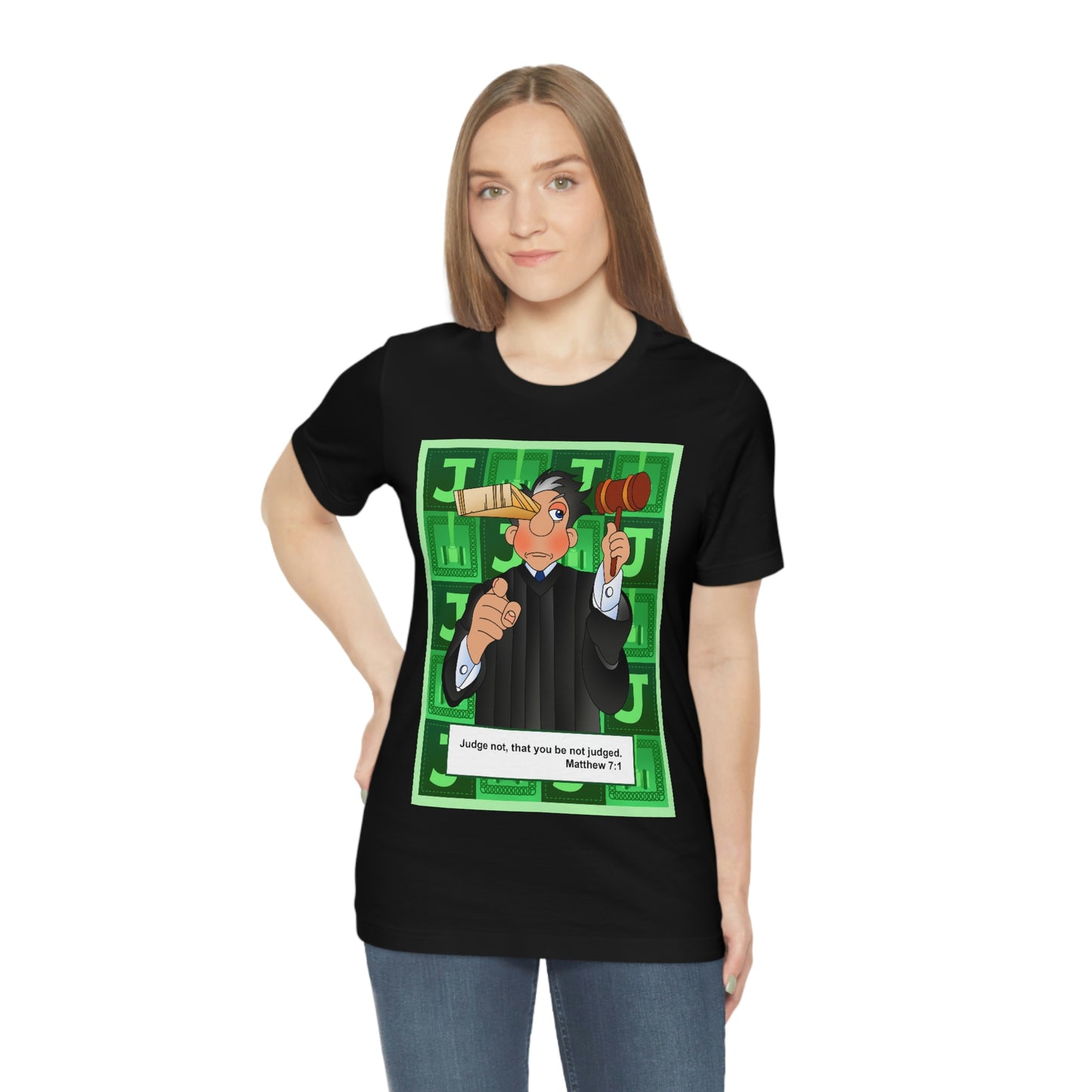 The Bible as Simple as ABC J Unisex Jersey Short Sleeve Tee