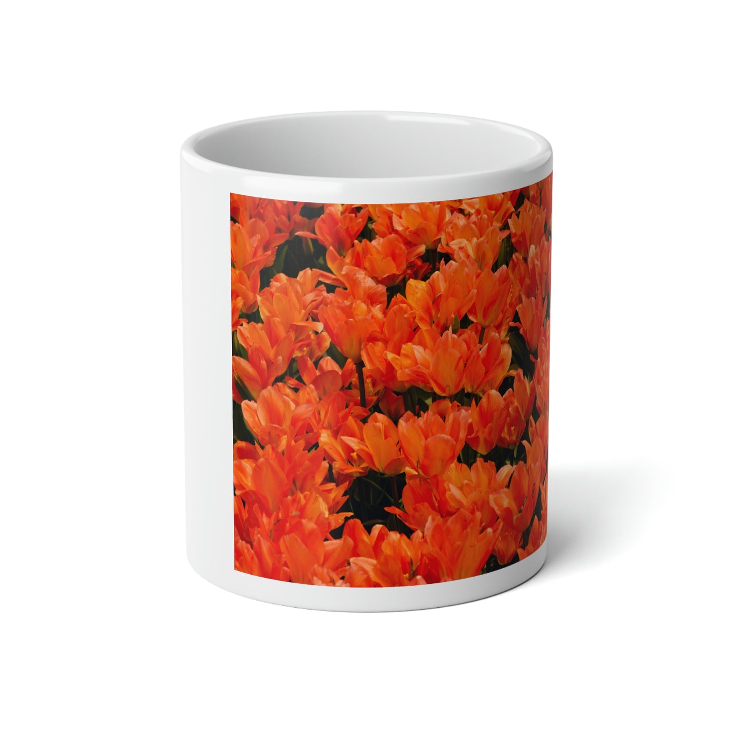 Flowers 03 Jumbo Mug, 20oz