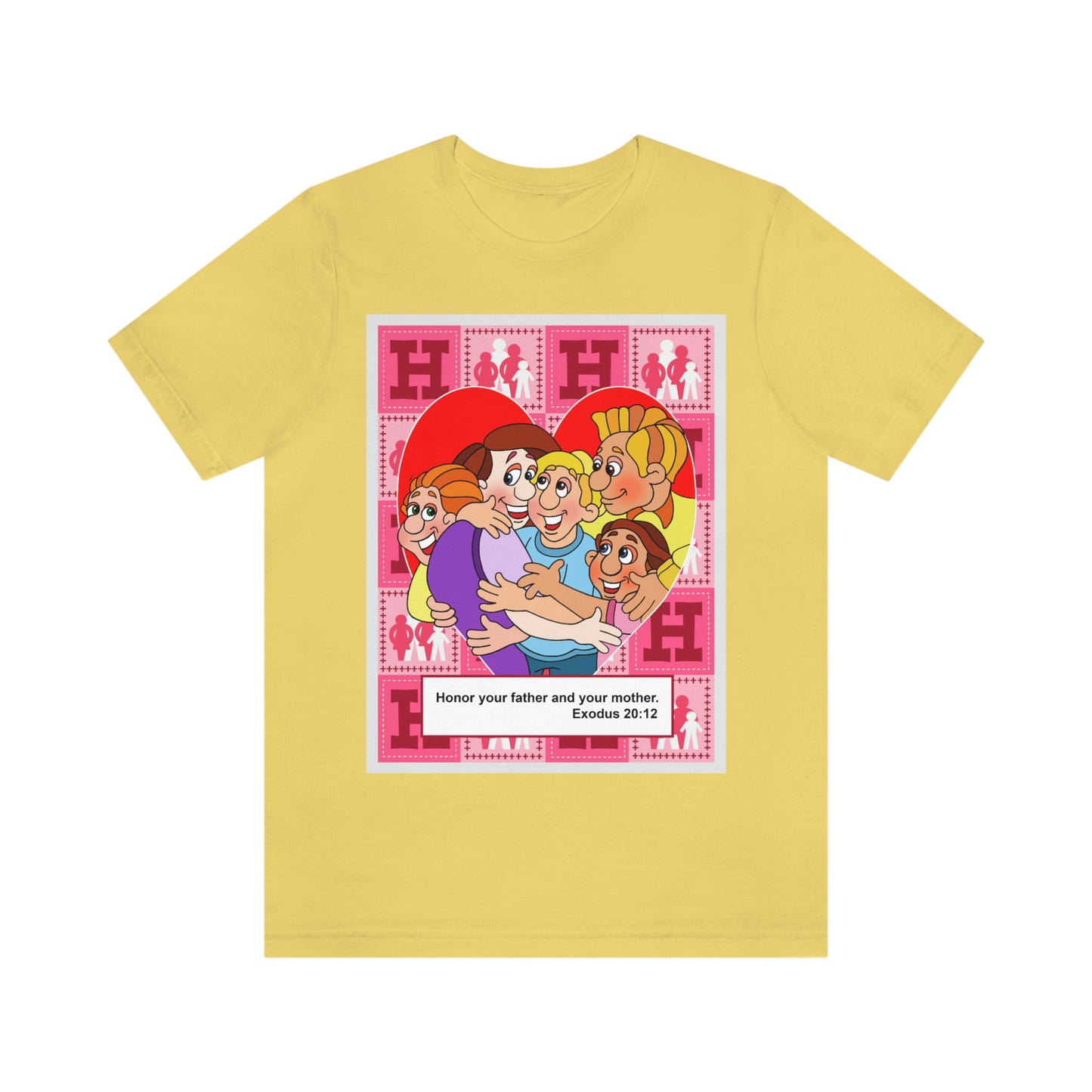 The Bible as Simple as ABC H Unisex Jersey Short Sleeve Tee