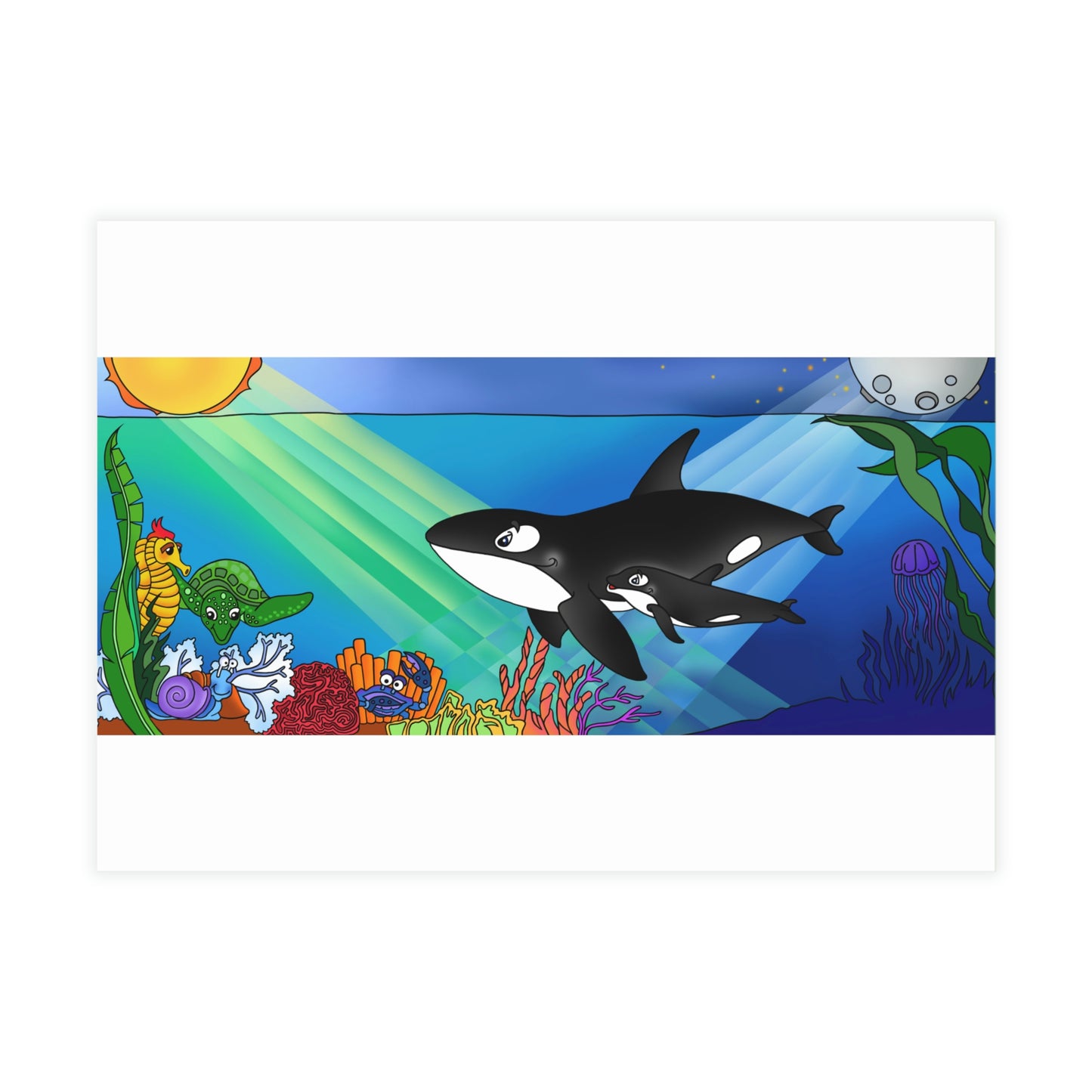 Orcas Greeting Card Bundles (envelopes not included)