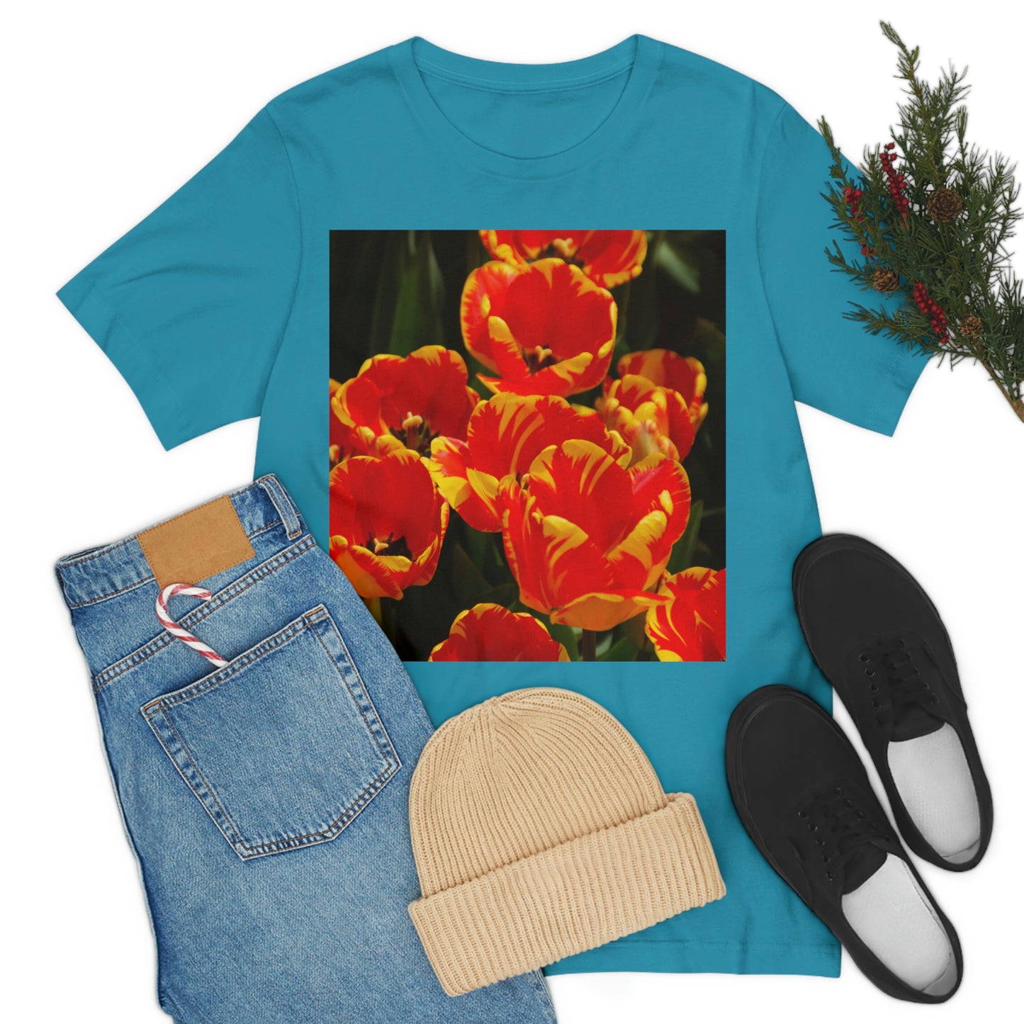 Flowers 19 Unisex Jersey Short Sleeve Tee