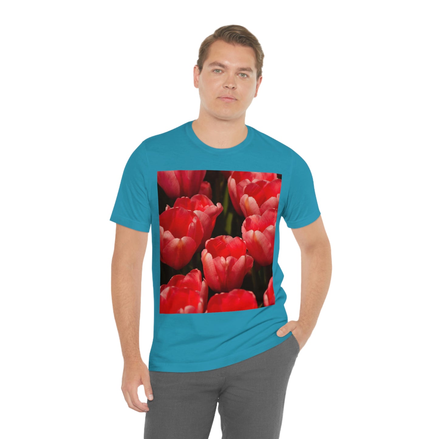 Flowers 09 Unisex Jersey Short Sleeve Tee