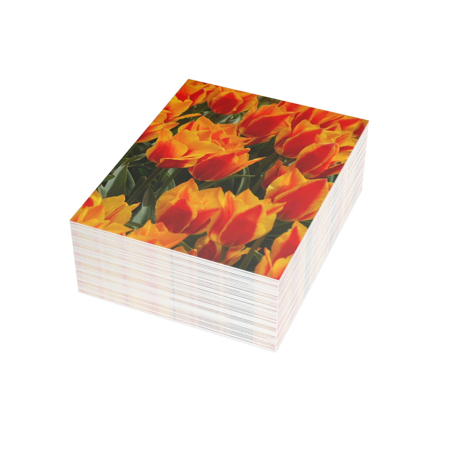 Flowers 18 Greeting Cards (1, 10, 30, and 50pcs)