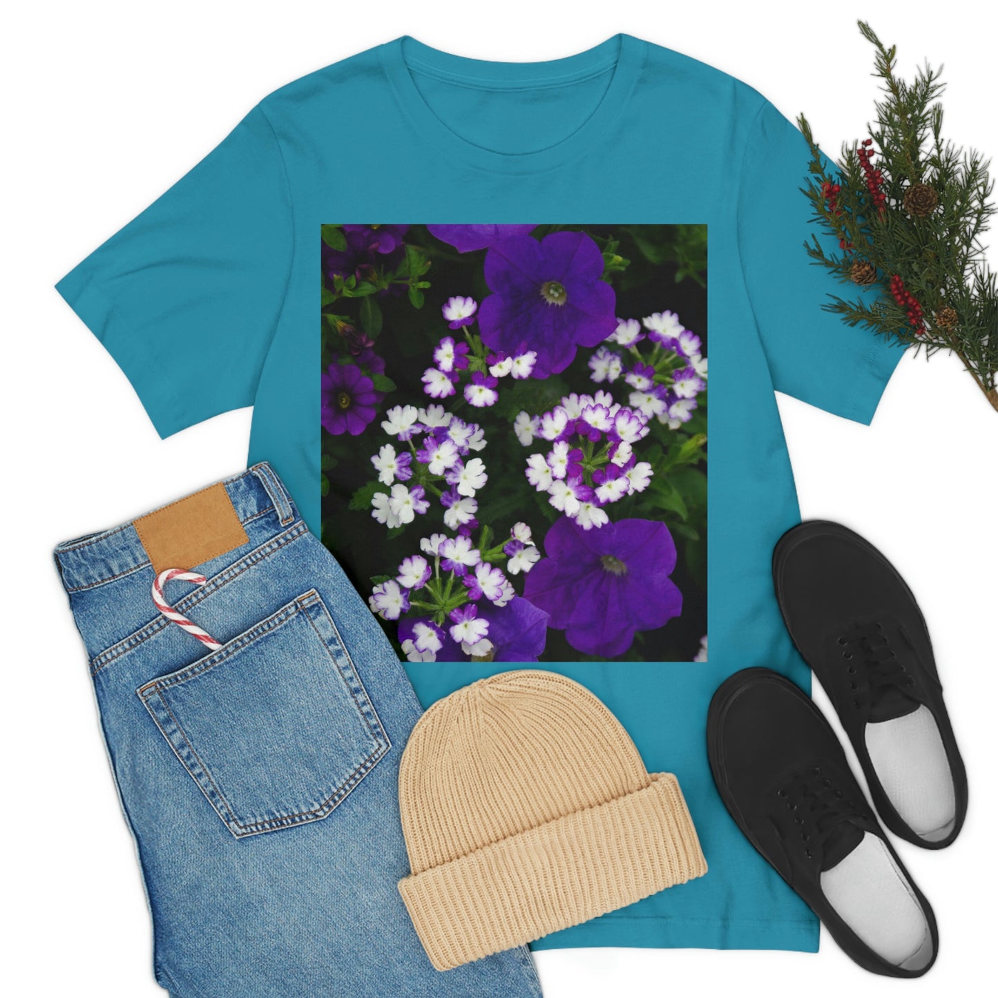 Flowers 04 Unisex Jersey Short Sleeve Tee