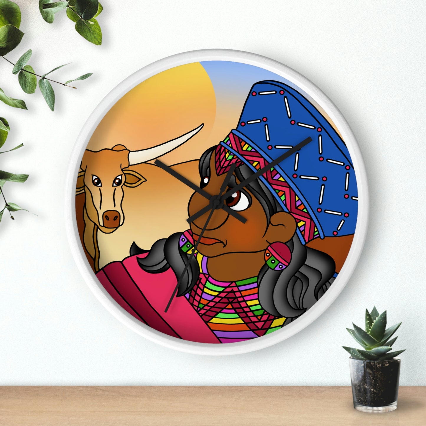 Once Upon Southern Africa Wall clock