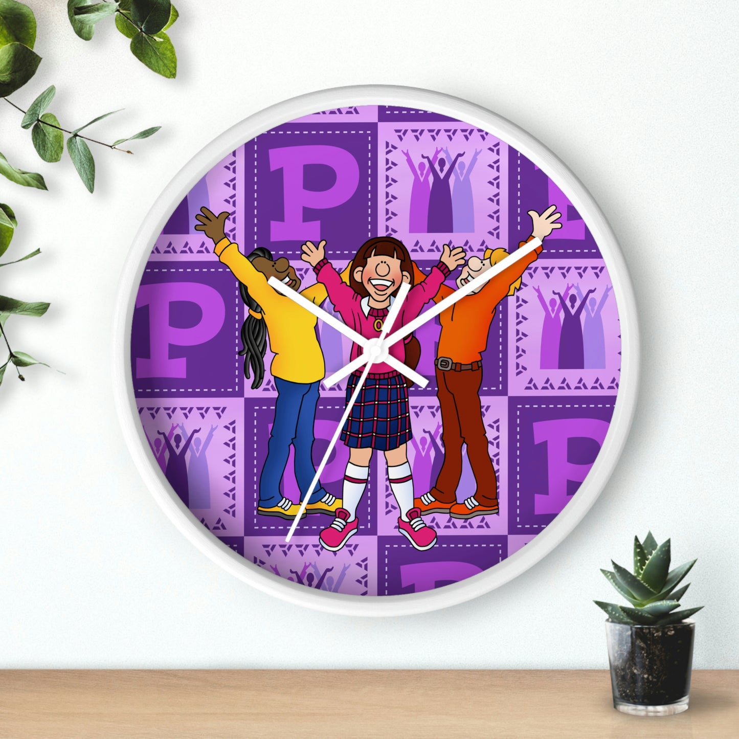 The Bible as Simple as ABC P Wall Clock