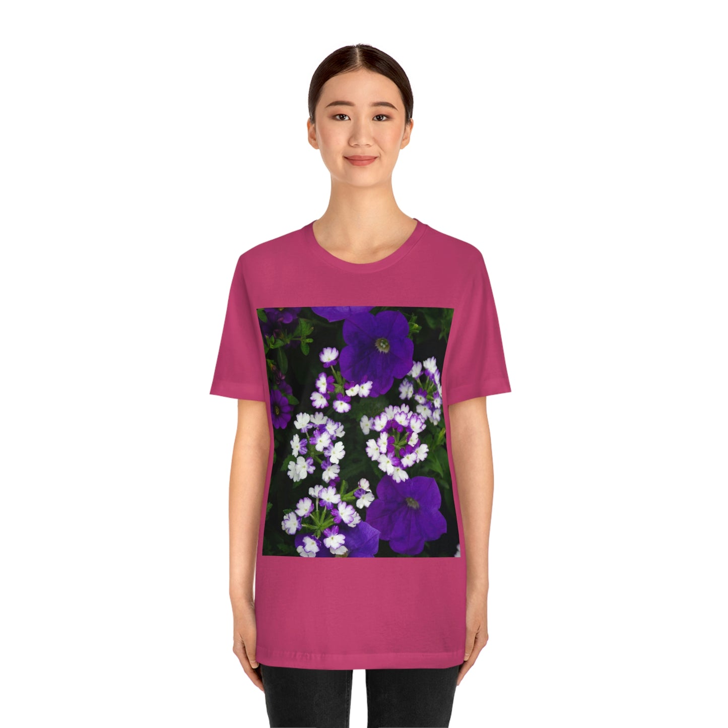Flowers 04 Unisex Jersey Short Sleeve Tee