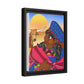 Once Upon Southern Africa Matte Canvas, Black Frame