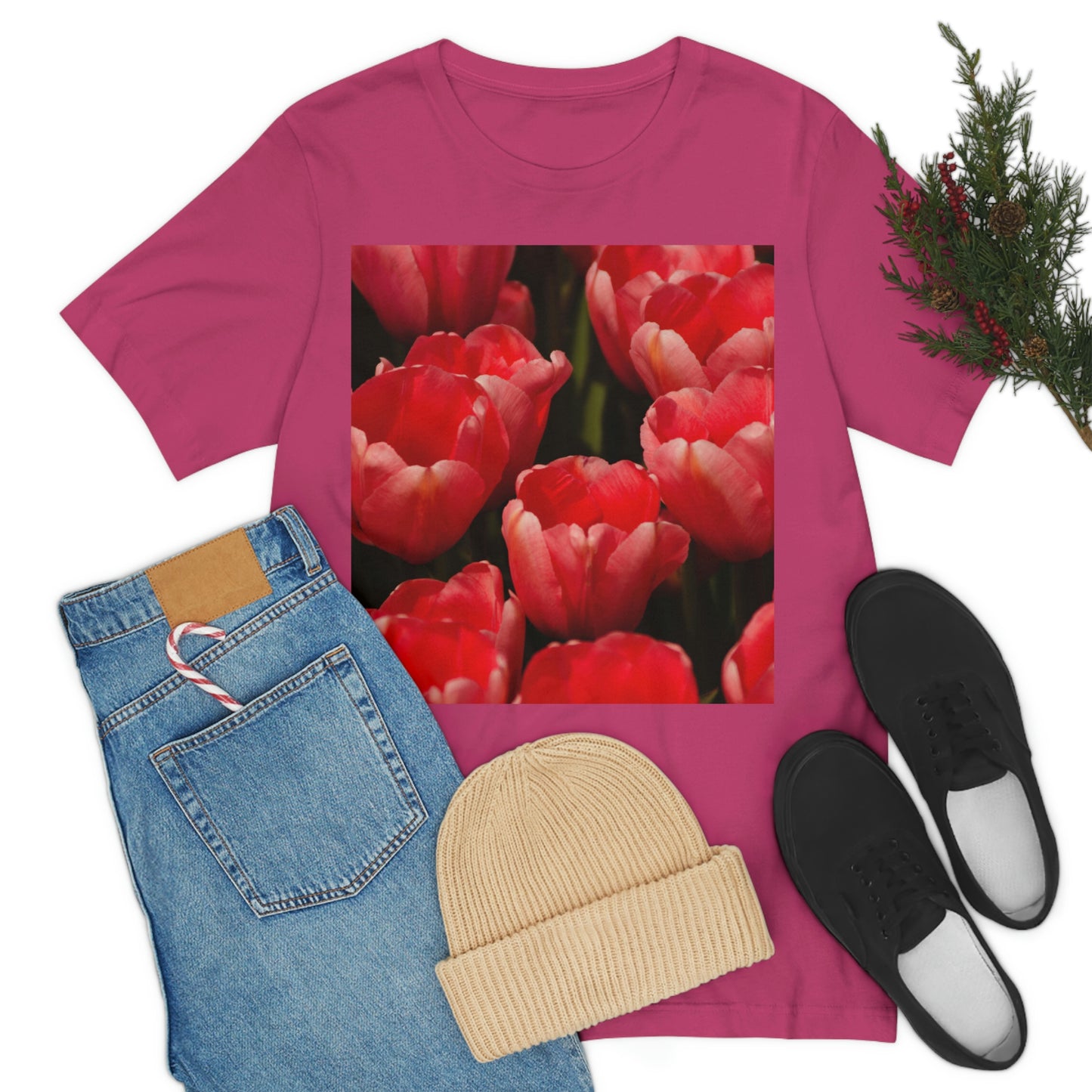 Flowers 09 Unisex Jersey Short Sleeve Tee