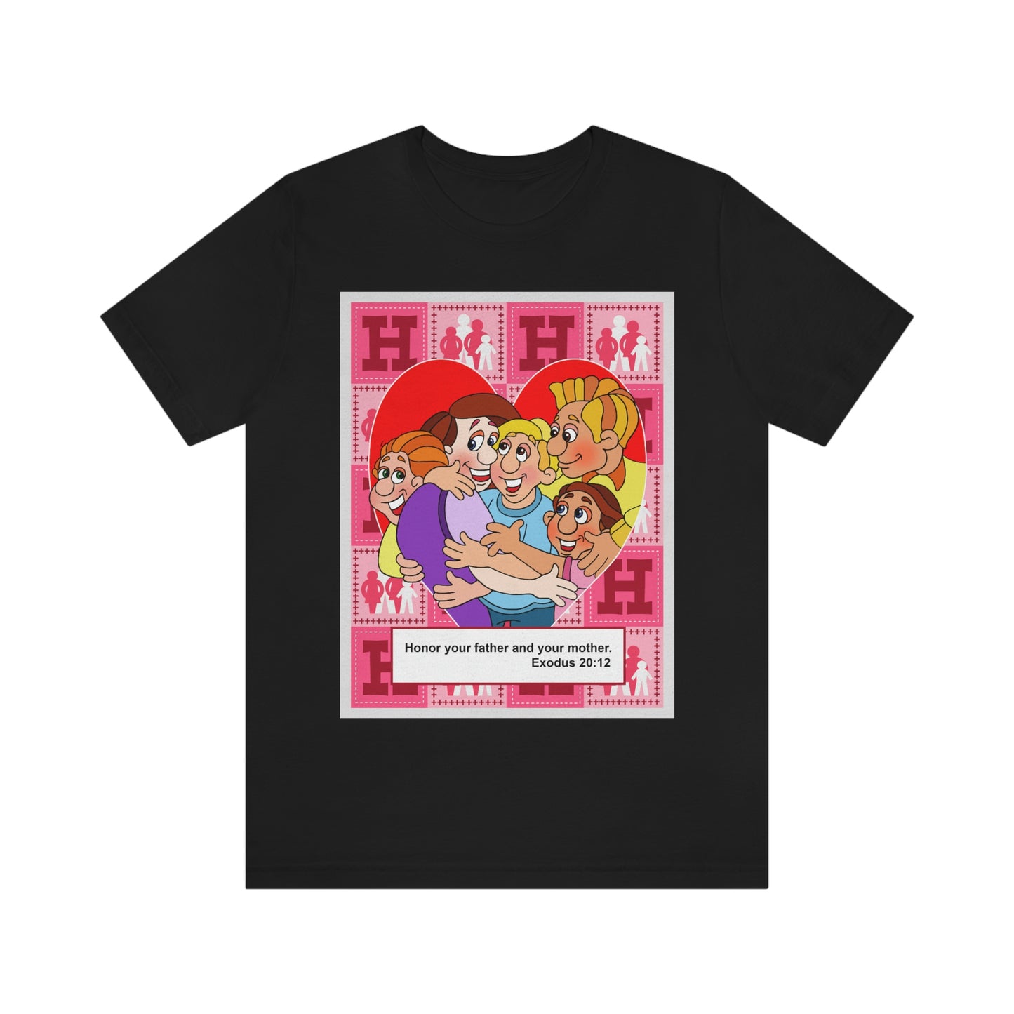 The Bible as Simple as ABC H Unisex Jersey Short Sleeve Tee