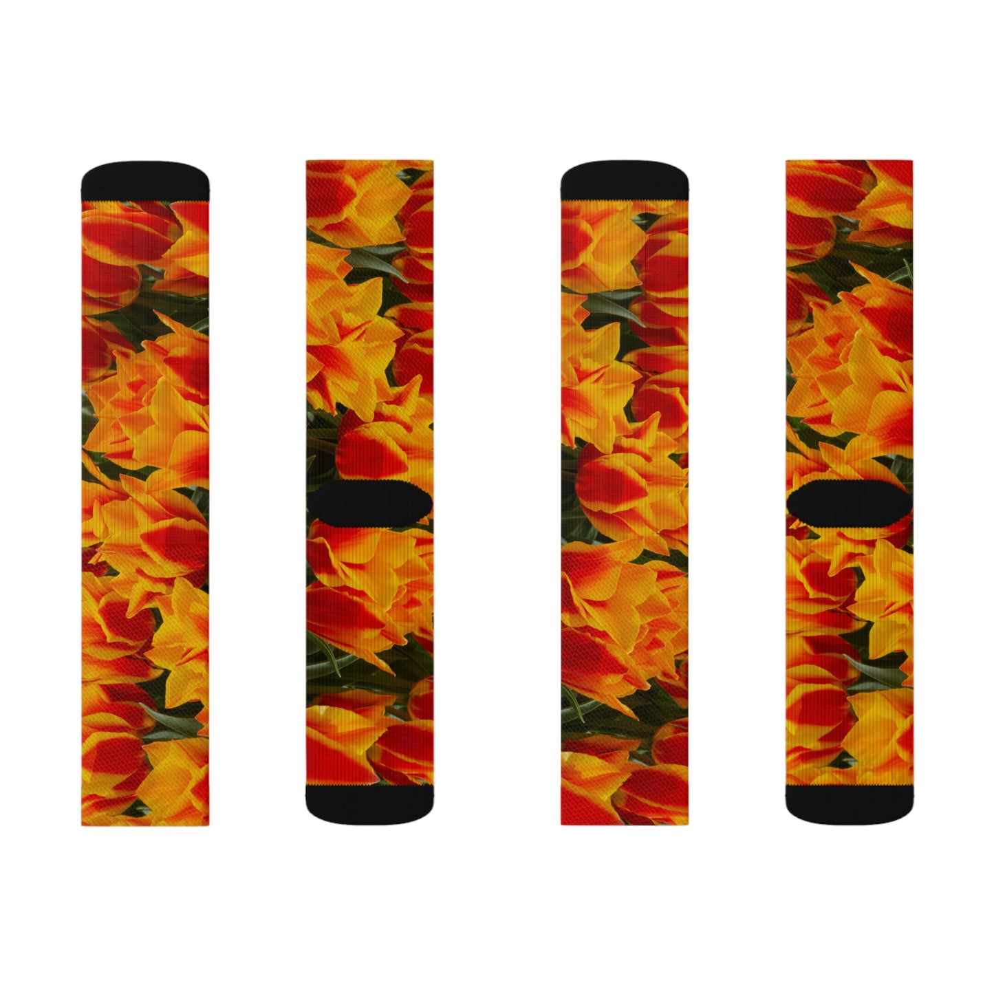 Flowers 12 Sublimation Socks