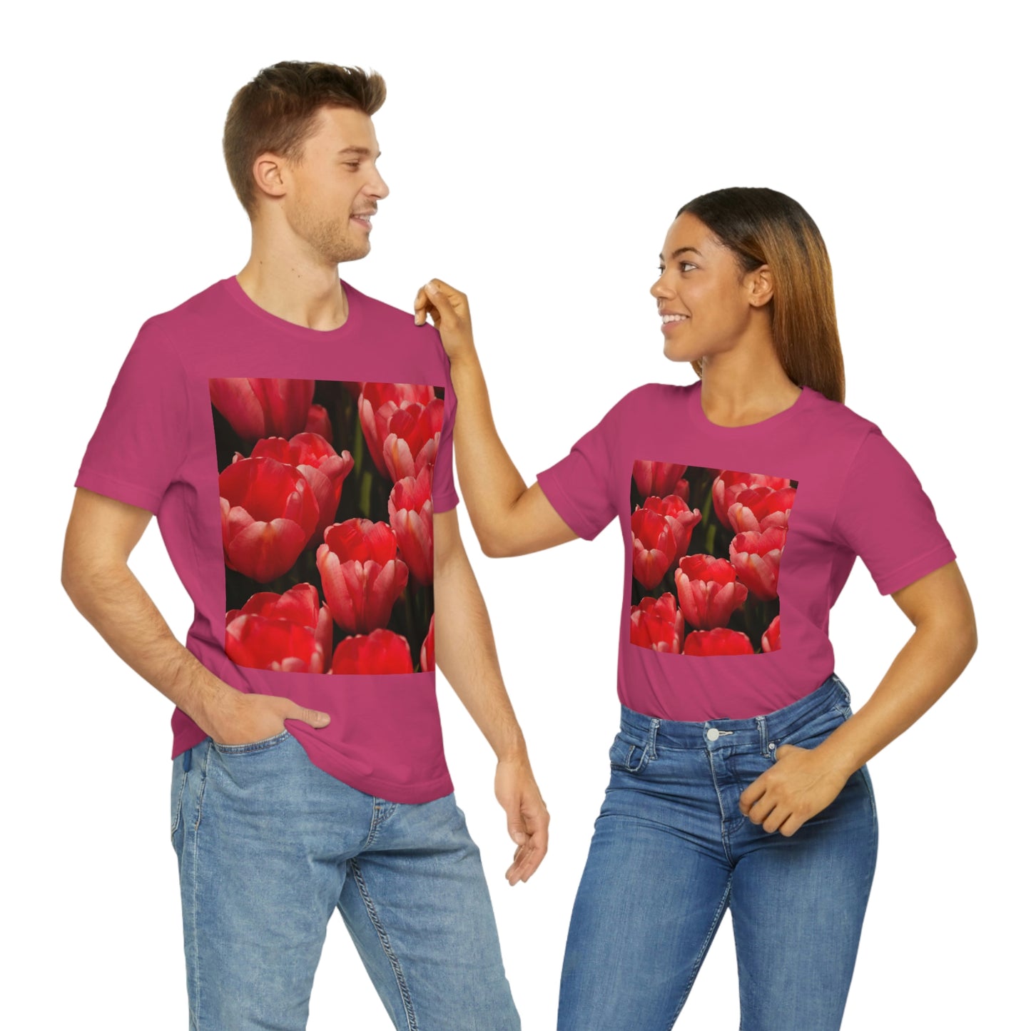 Flowers 09 Unisex Jersey Short Sleeve Tee