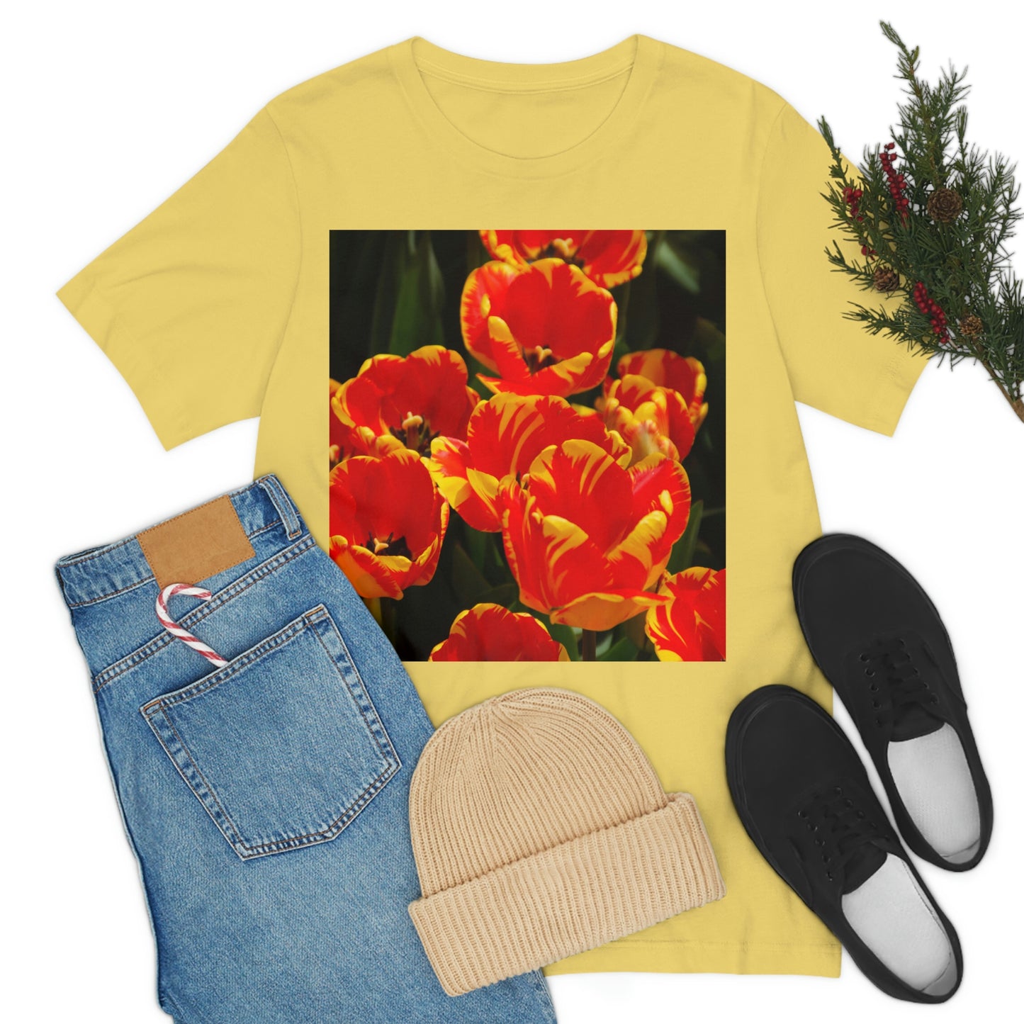 Flowers 19 Unisex Jersey Short Sleeve Tee