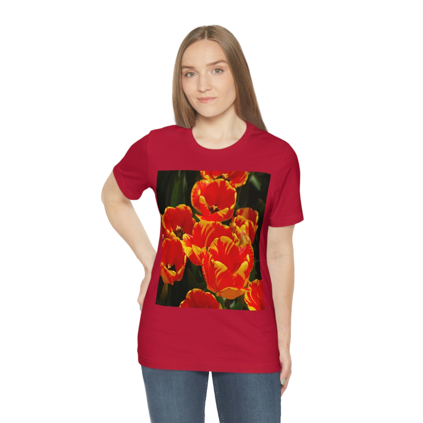 Flowers 19 Unisex Jersey Short Sleeve Tee