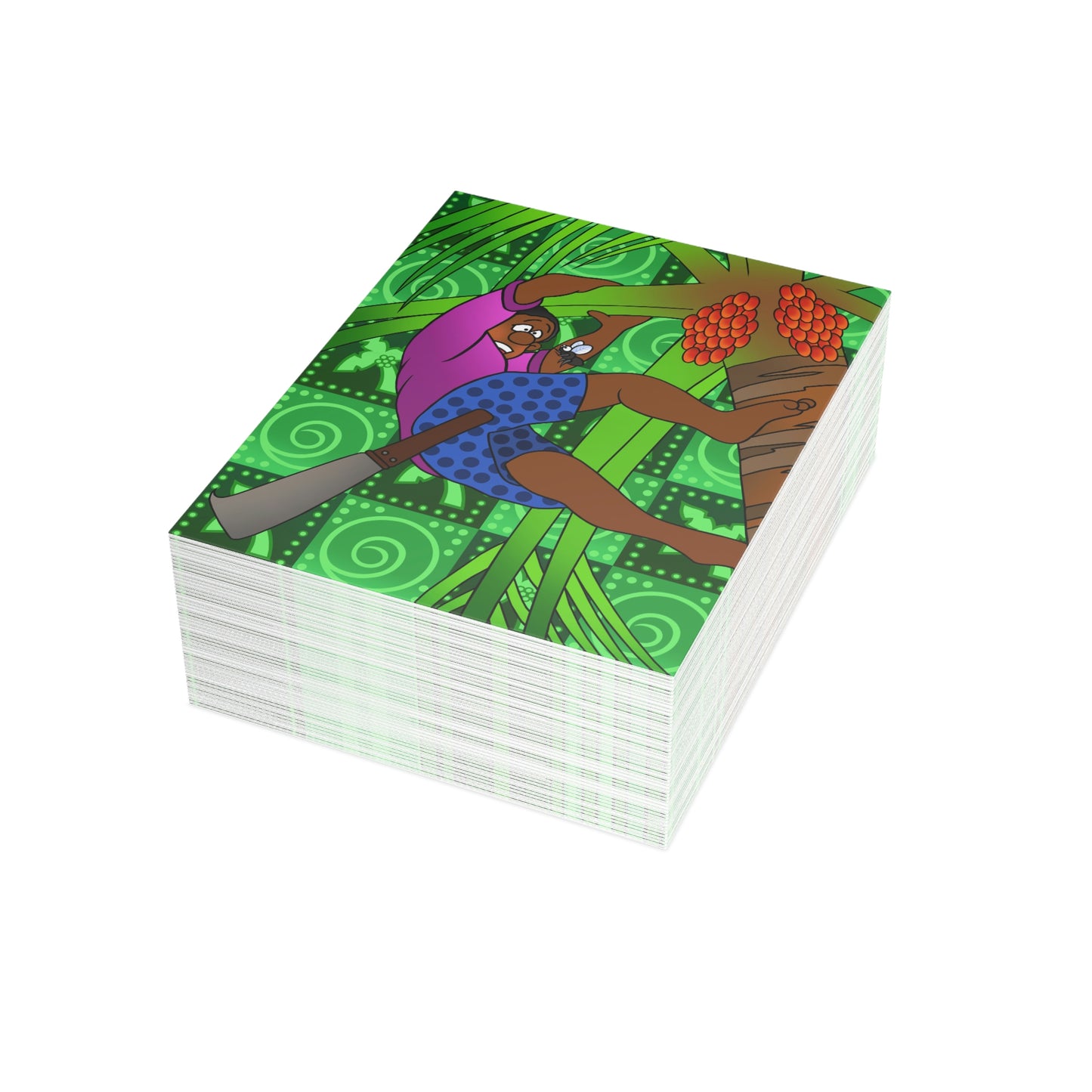 A Fowl Chain of Events! Greeting Cards (1, 10, 30, and 50pcs)