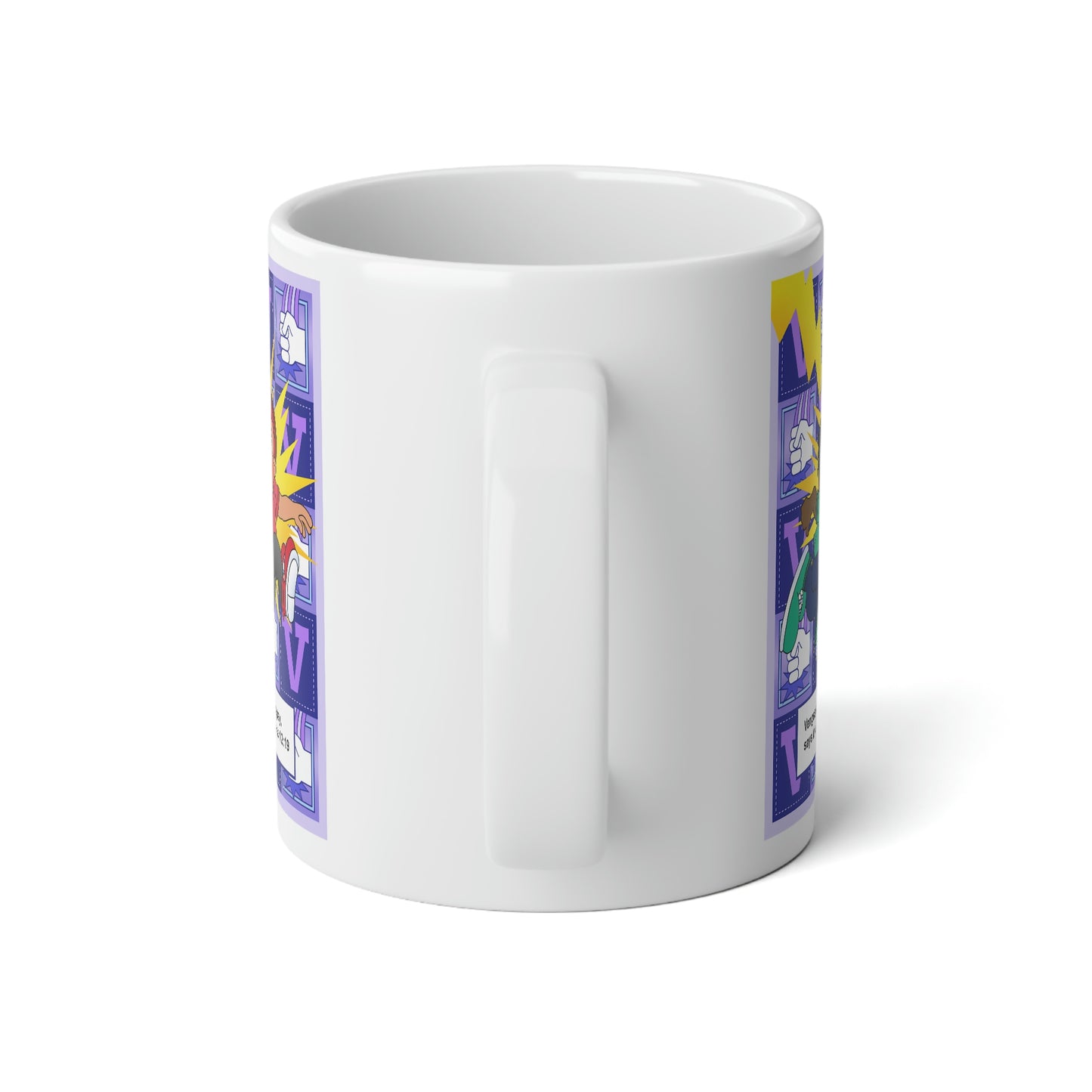 The Bible as Simple as ABC V Jumbo Mug, 20oz