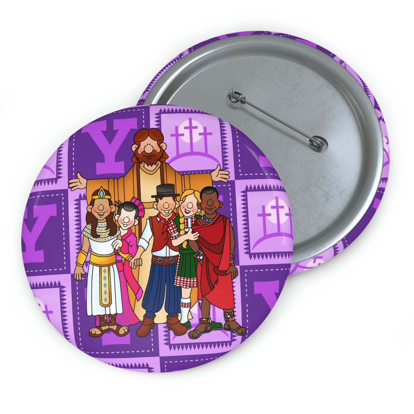 The Bible as Simple as ABC Y Custom Pin Buttons