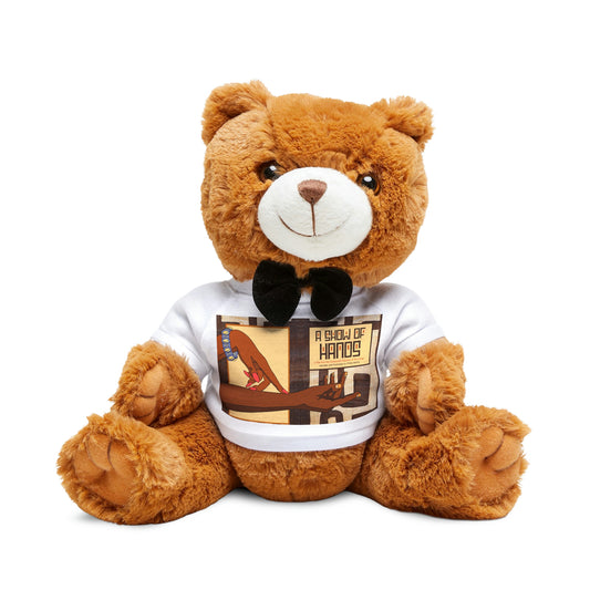 A Show of Hands!!! Teddy Bear with T-Shirt