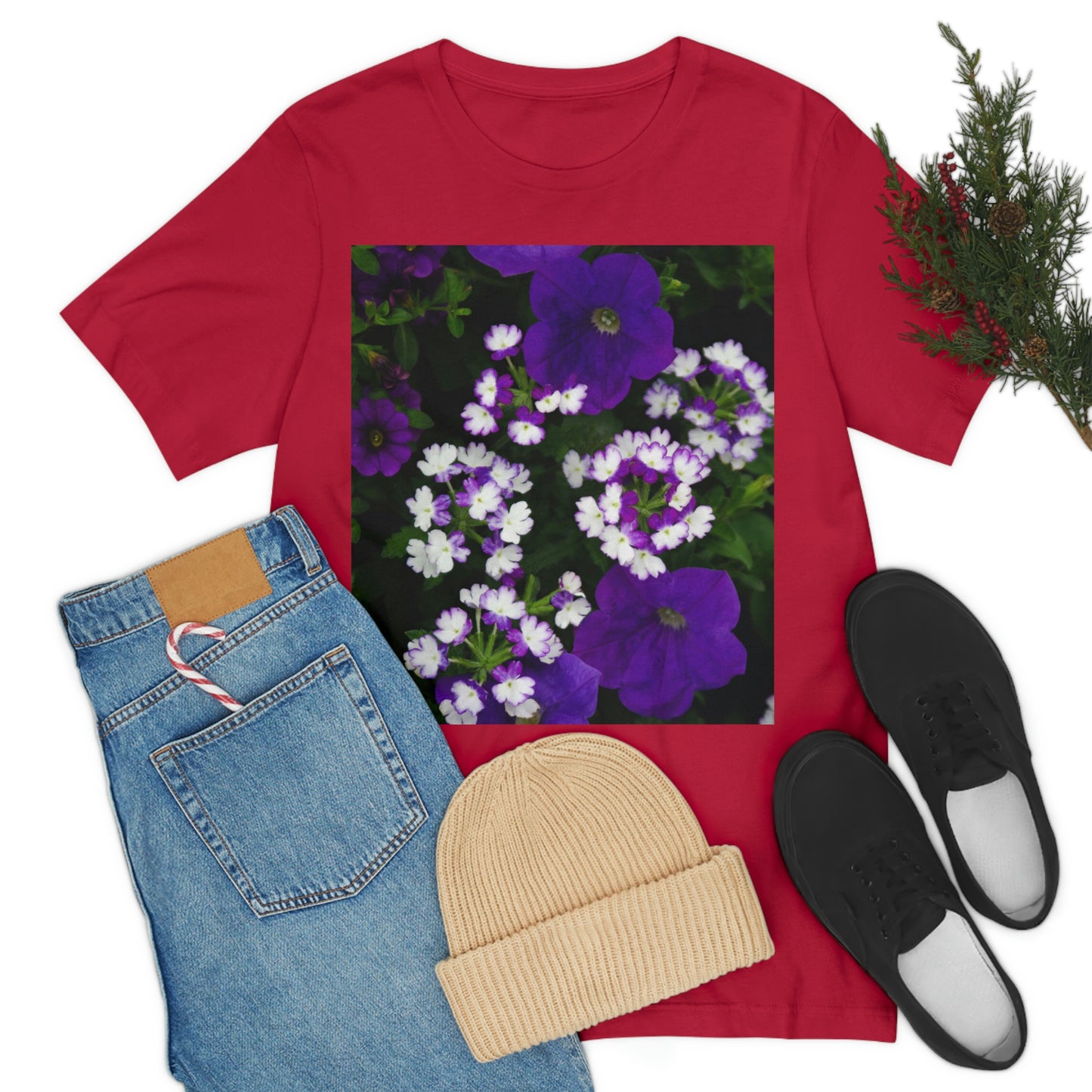 Flowers 04 Unisex Jersey Short Sleeve Tee
