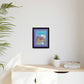 The Stone at the Door Matte Canvas, Black Frame