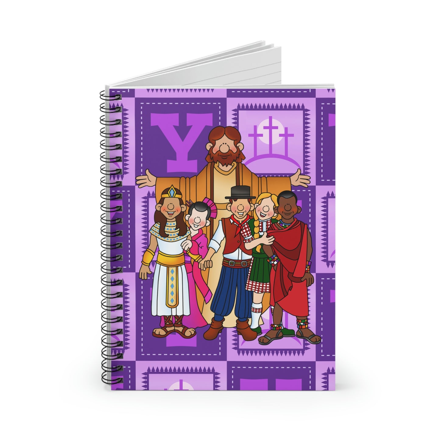 The Bible as Simple as ABC Y Spiral Notebook - Ruled Line