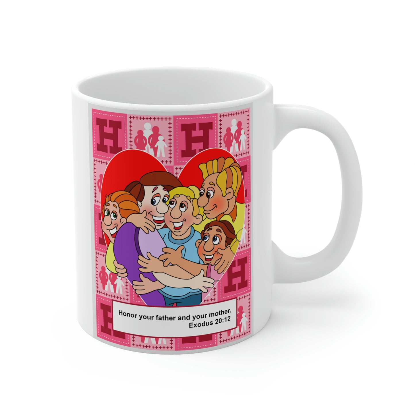 The Bible as Simple as ABC H Ceramic Mug 11oz