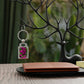 Flowers 20 Rectangle Photo Keyring