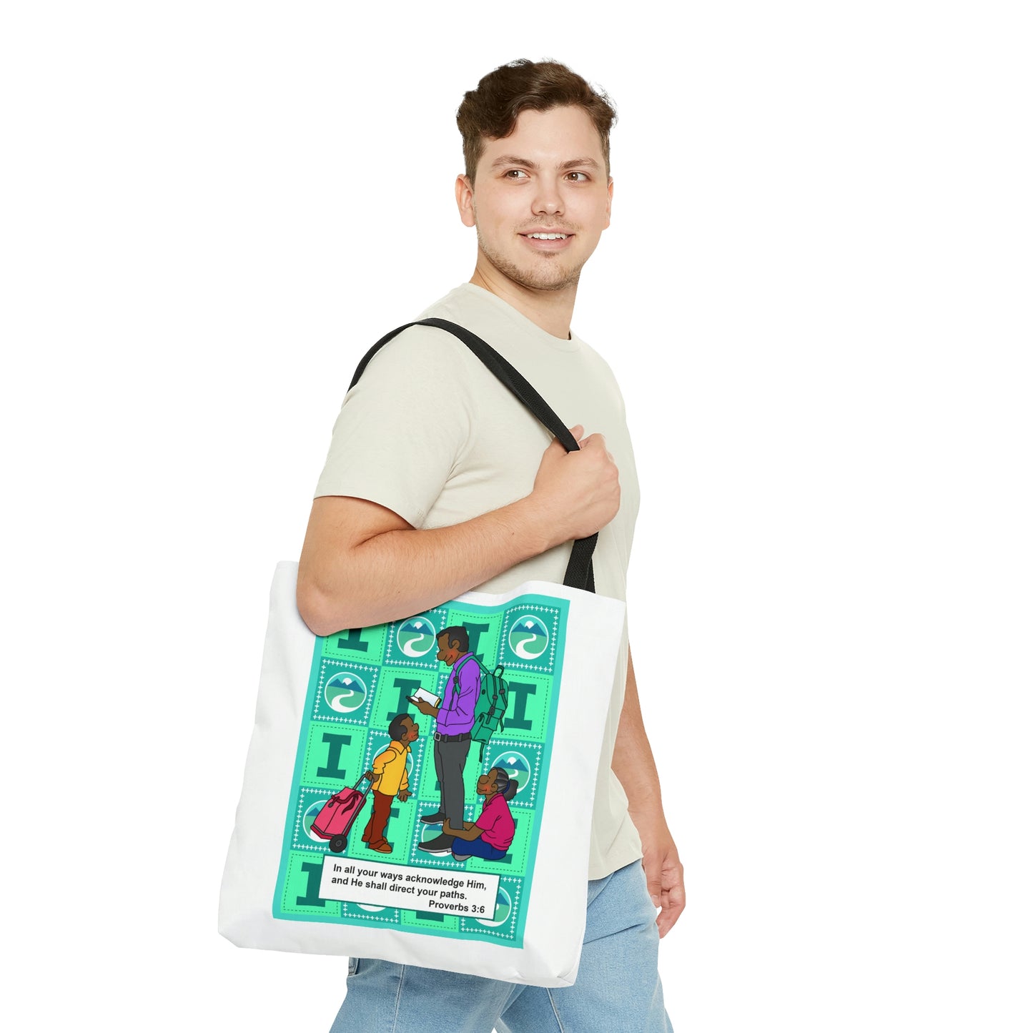 The Bible as Simple as ABC I AOP Tote Bag