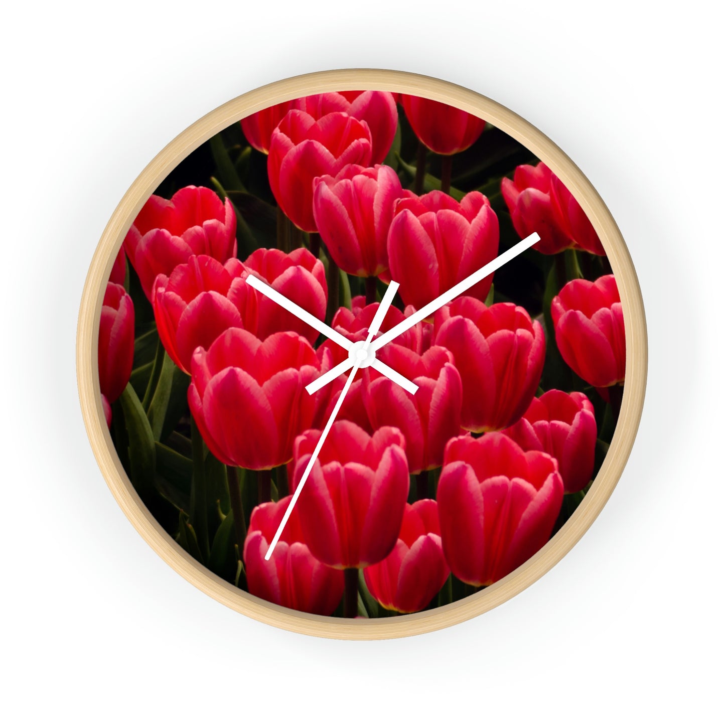 Flowers 24 Wall Clock