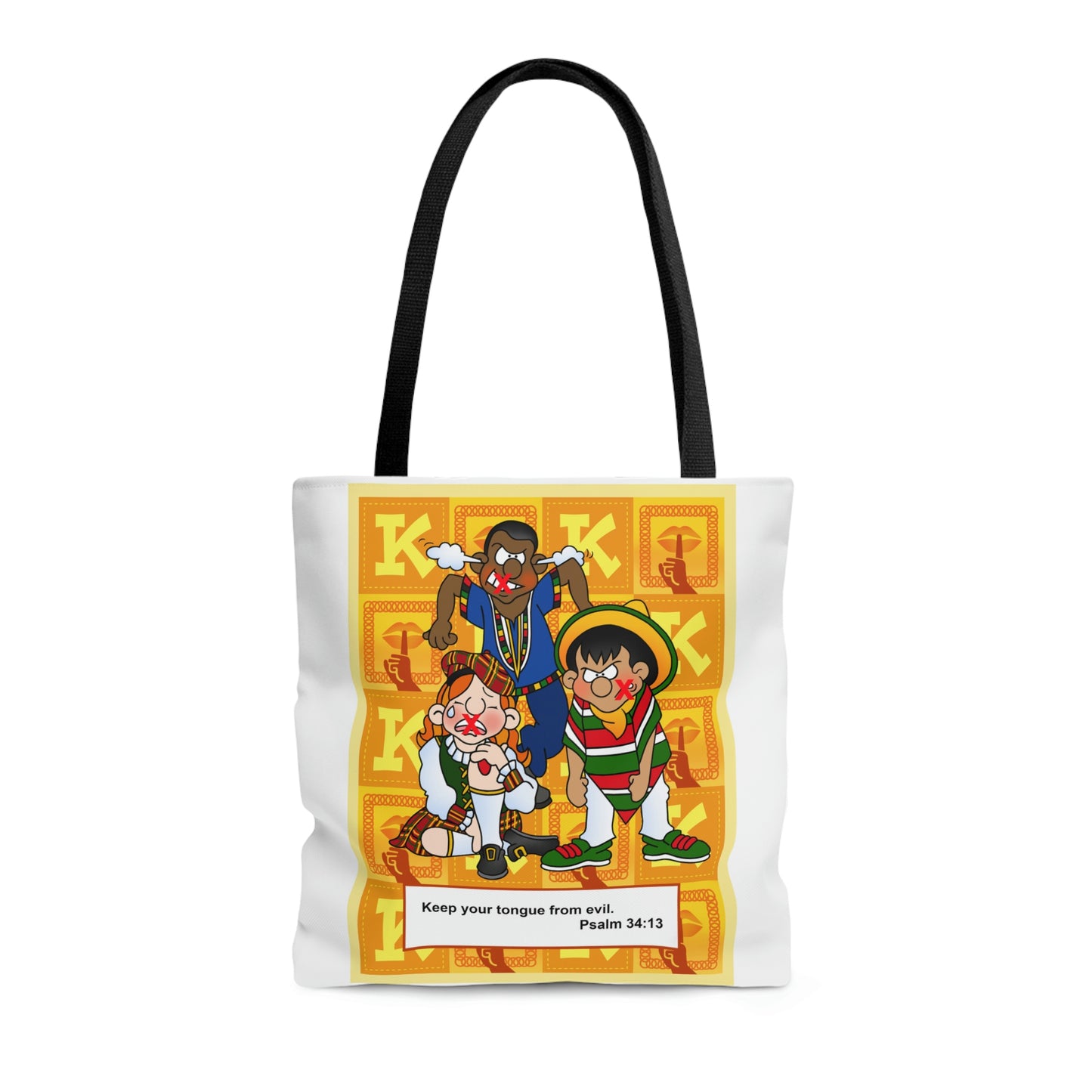 The Bible as Simple as ABC K AOP Tote Bag