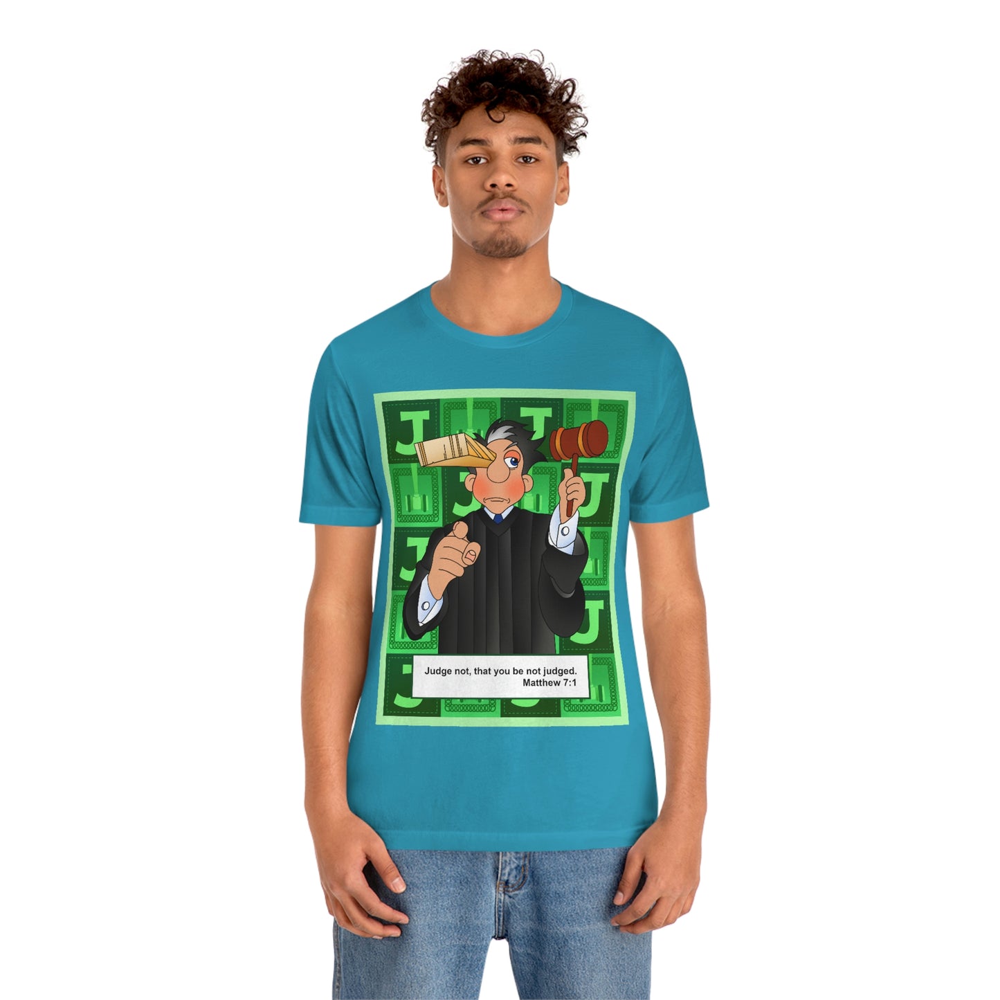 The Bible as Simple as ABC J Unisex Jersey Short Sleeve Tee