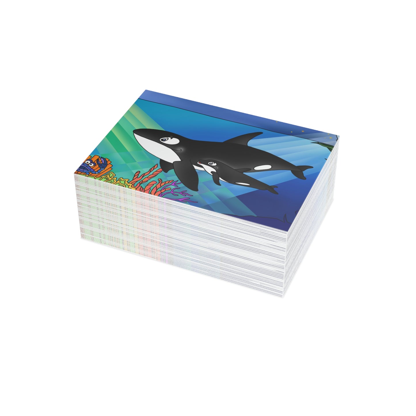 Orcas Greeting Card Bundles (envelopes not included)