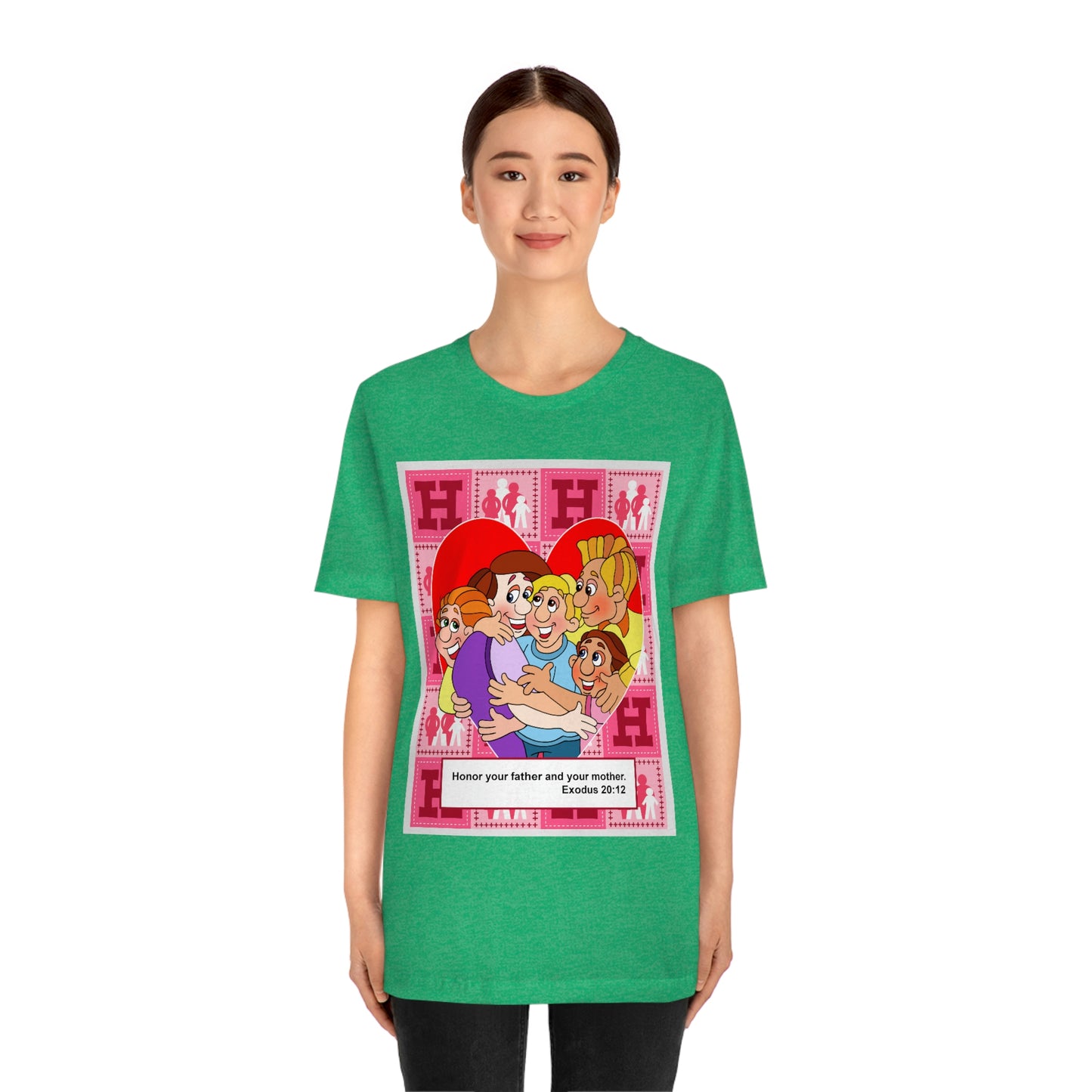 The Bible as Simple as ABC H Unisex Jersey Short Sleeve Tee