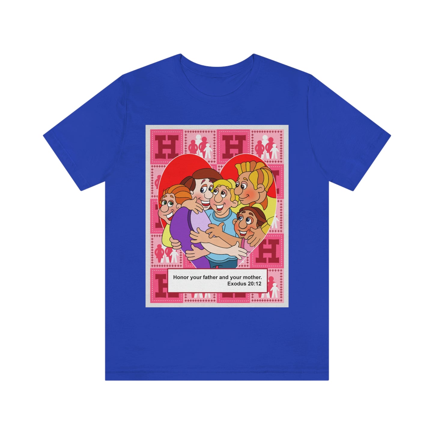 The Bible as Simple as ABC H Unisex Jersey Short Sleeve Tee