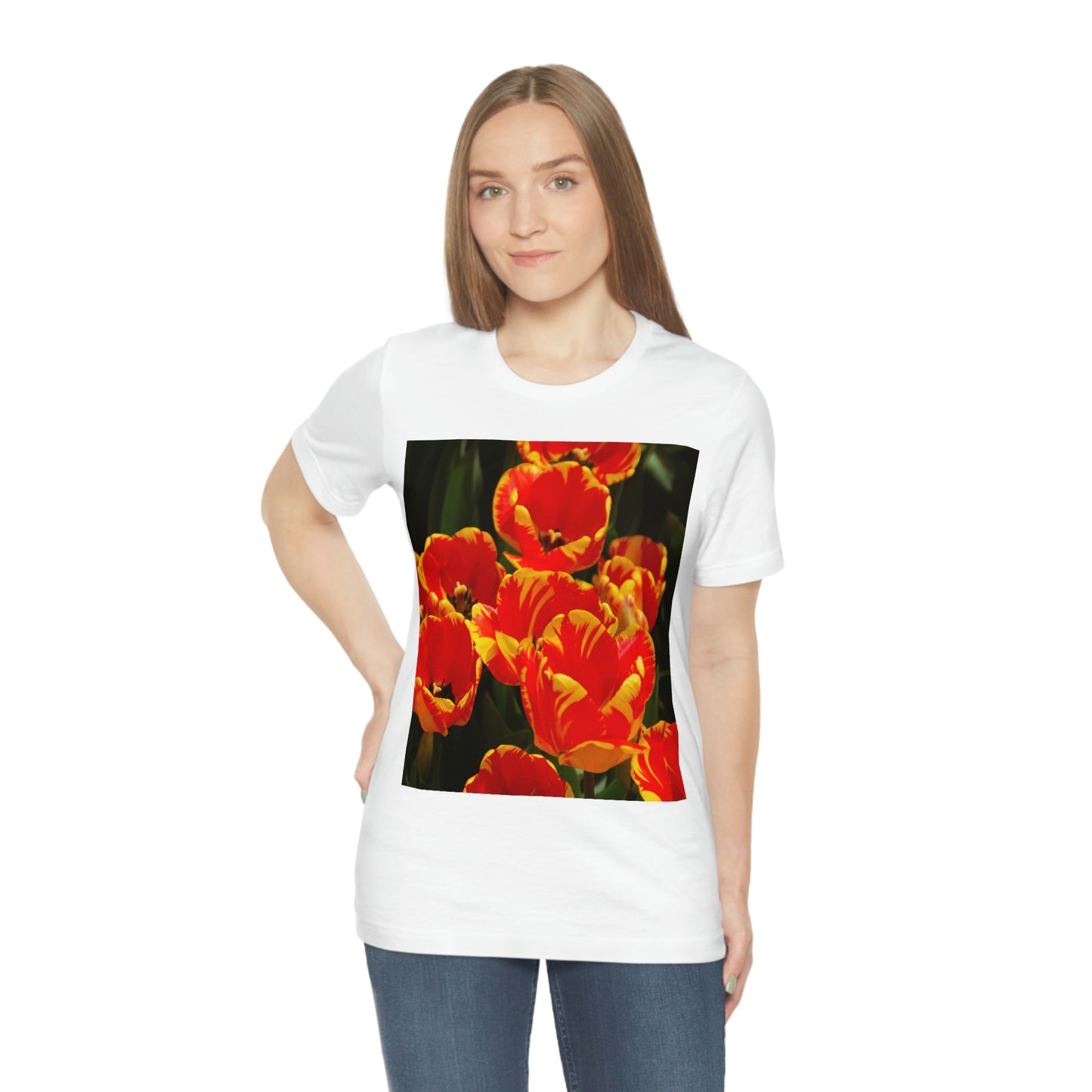 Flowers 19 Unisex Jersey Short Sleeve Tee