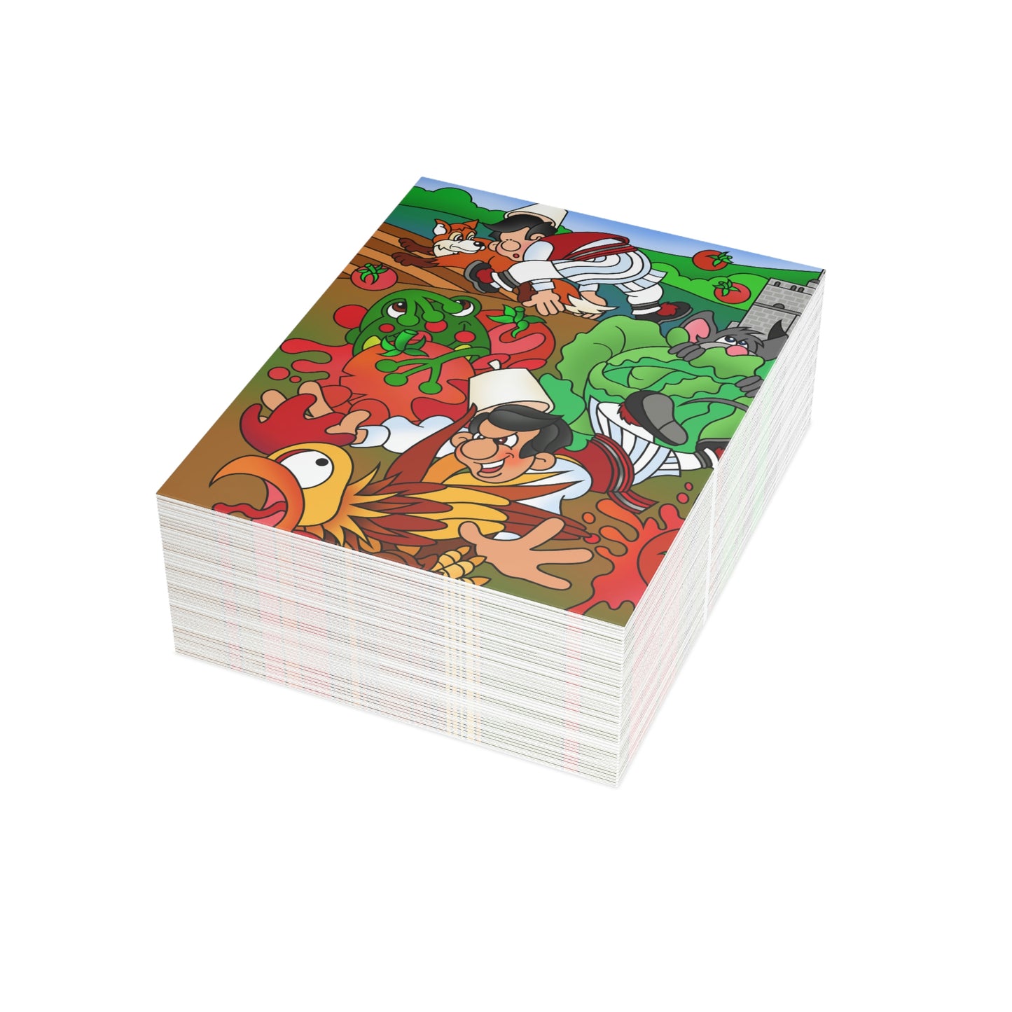 The Half Rooster! Greeting Cards (1, 10, 30, and 50pcs)