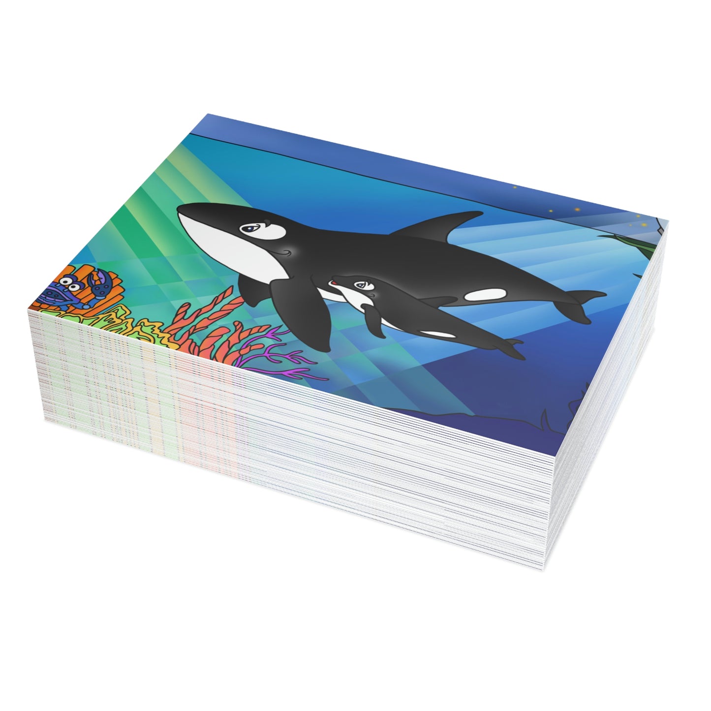 Orcas Greeting Card Bundles (envelopes not included)