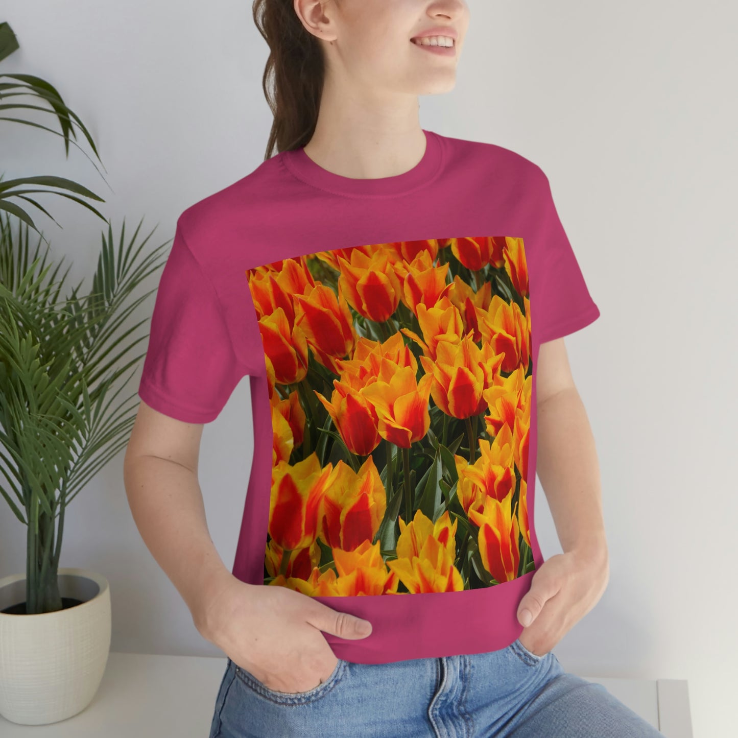 Flowers 18 Unisex Jersey Short Sleeve Tee