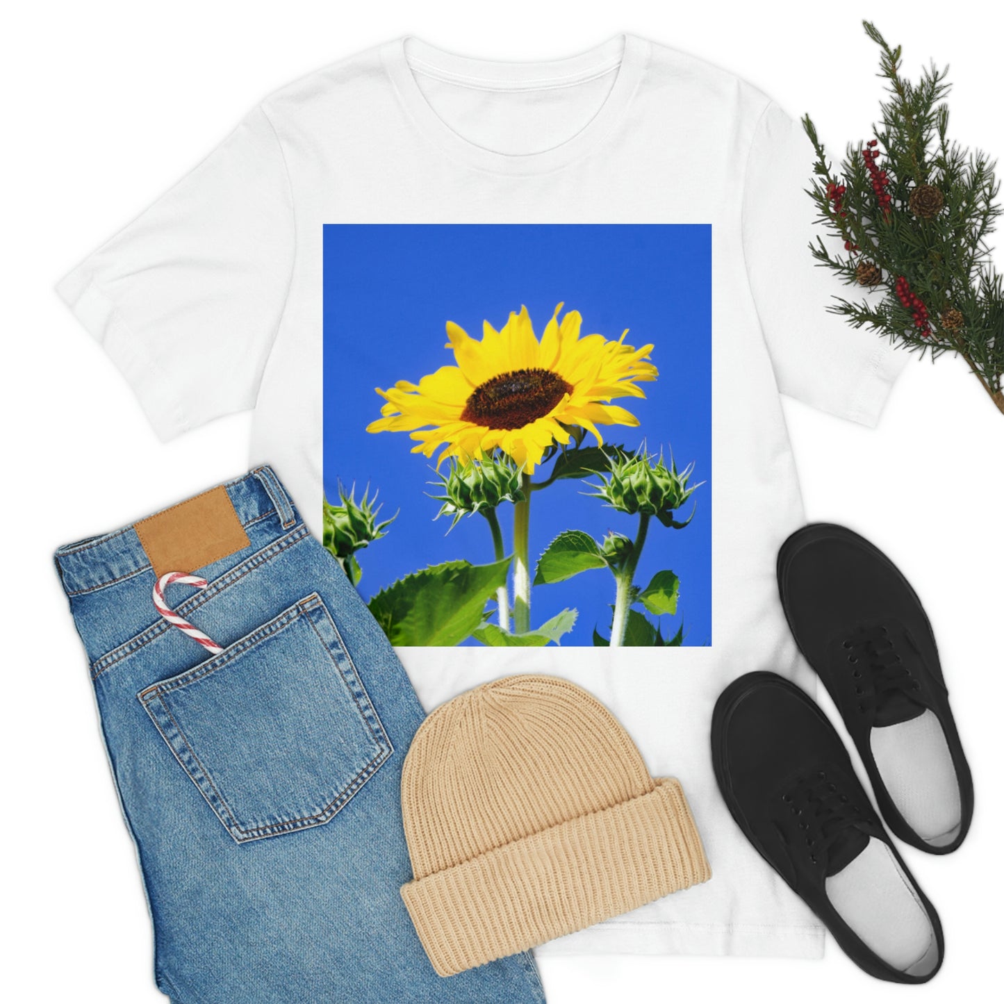 Flowers 02 Unisex Jersey Short Sleeve Tee