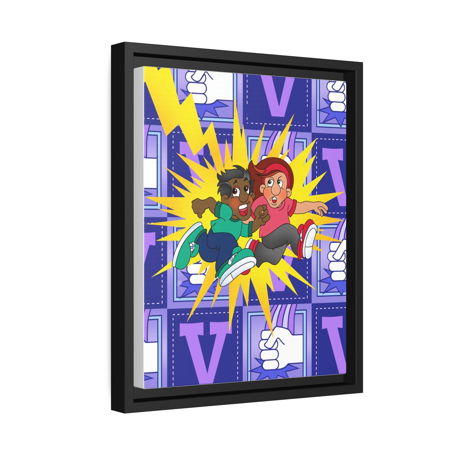 The Bible as Simple as ABC V Matte Canvas, Black Frame