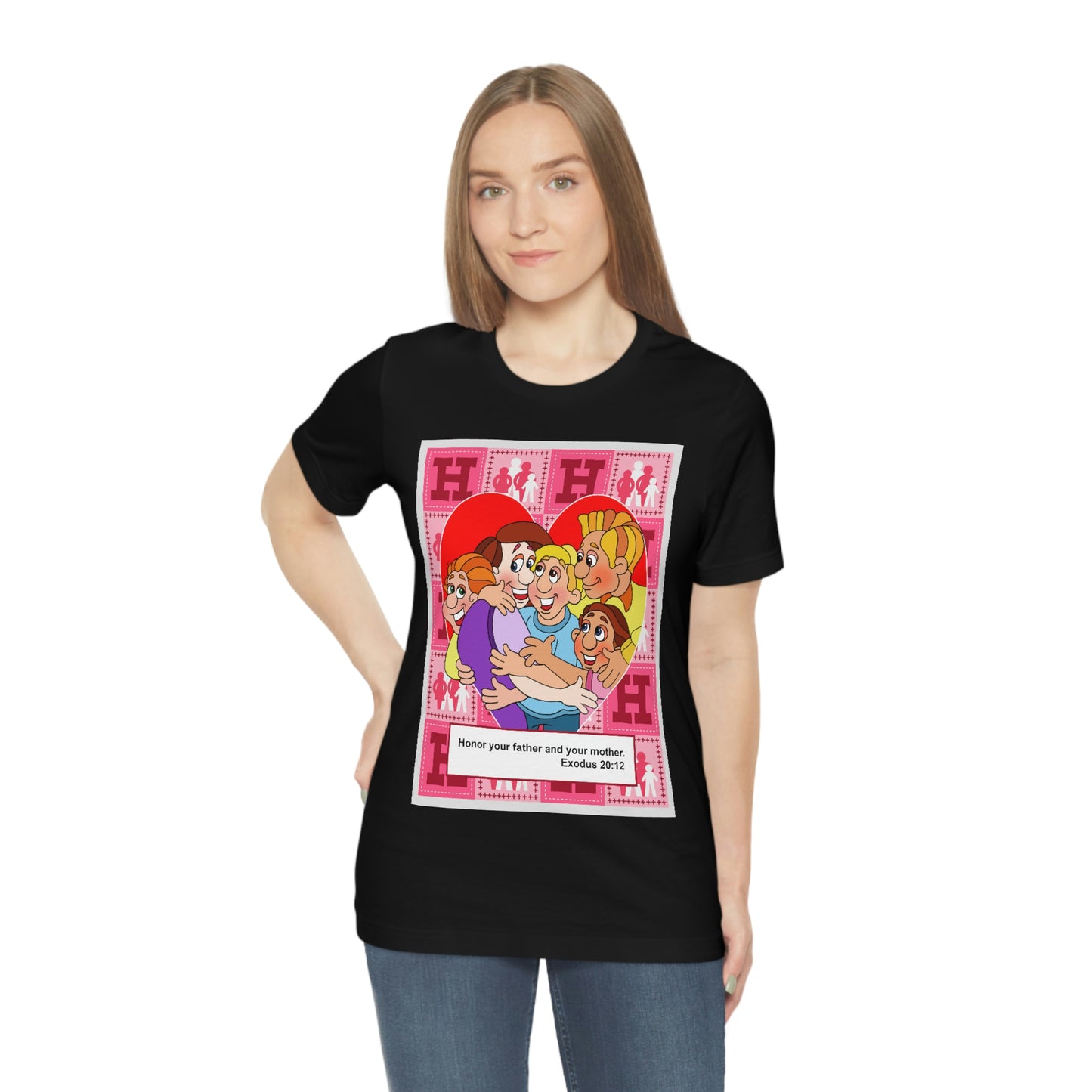 The Bible as Simple as ABC H Unisex Jersey Short Sleeve Tee