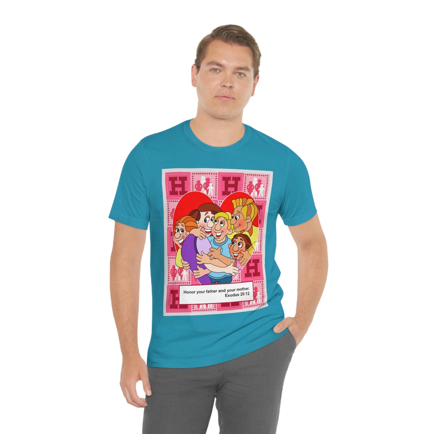The Bible as Simple as ABC H Unisex Jersey Short Sleeve Tee