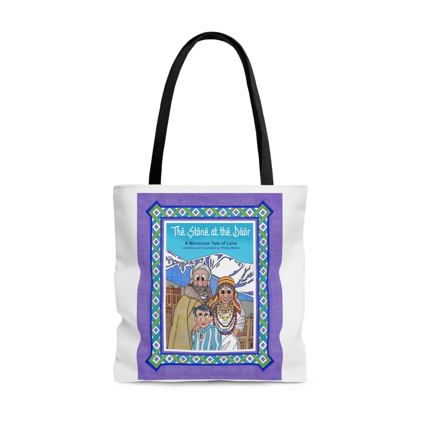 The Stone at the Door AOP Tote Bag