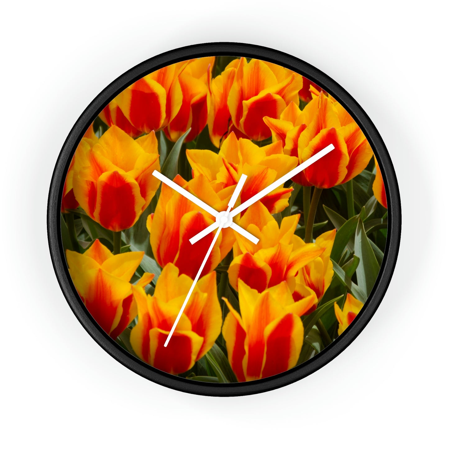 Flowers 18 Wall Clock