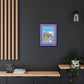 The Stone at the Door Matte Canvas, Black Frame